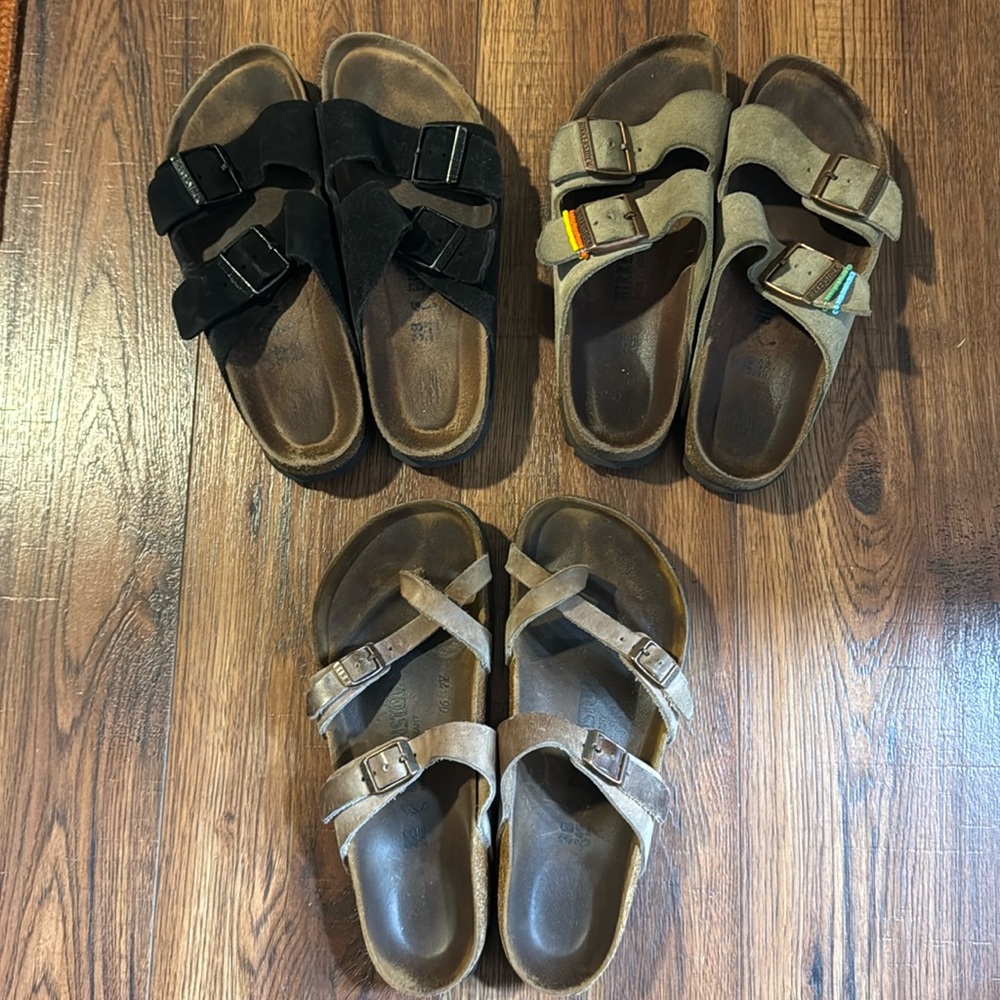 Birkenstocks - Lot of 3
